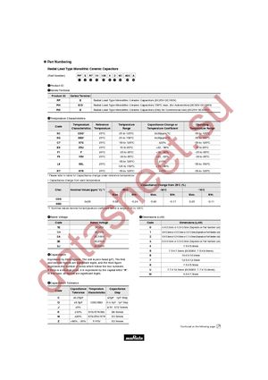 RDER72E104K3K1C11B datasheet  